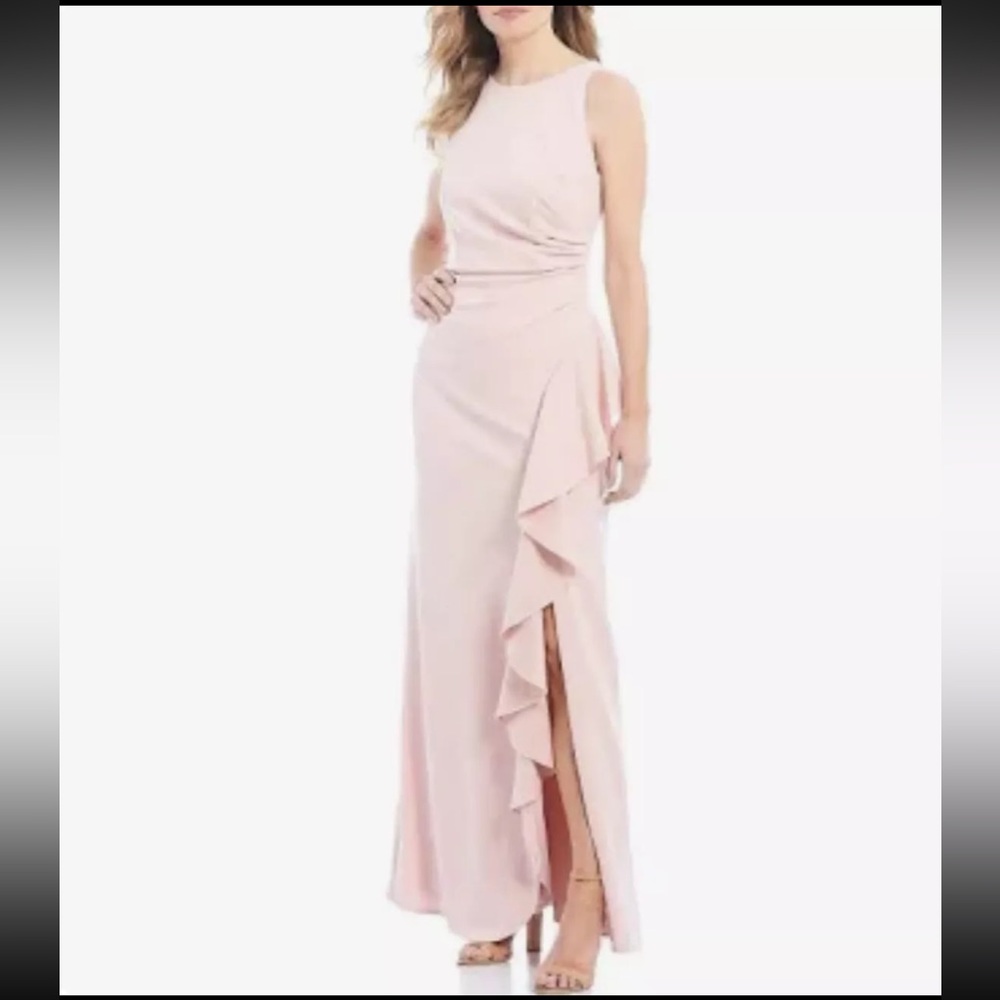 NWT IGNITE Evenings Gown Dress Formal Prom Wedding 7137146 Blush pink Size 10